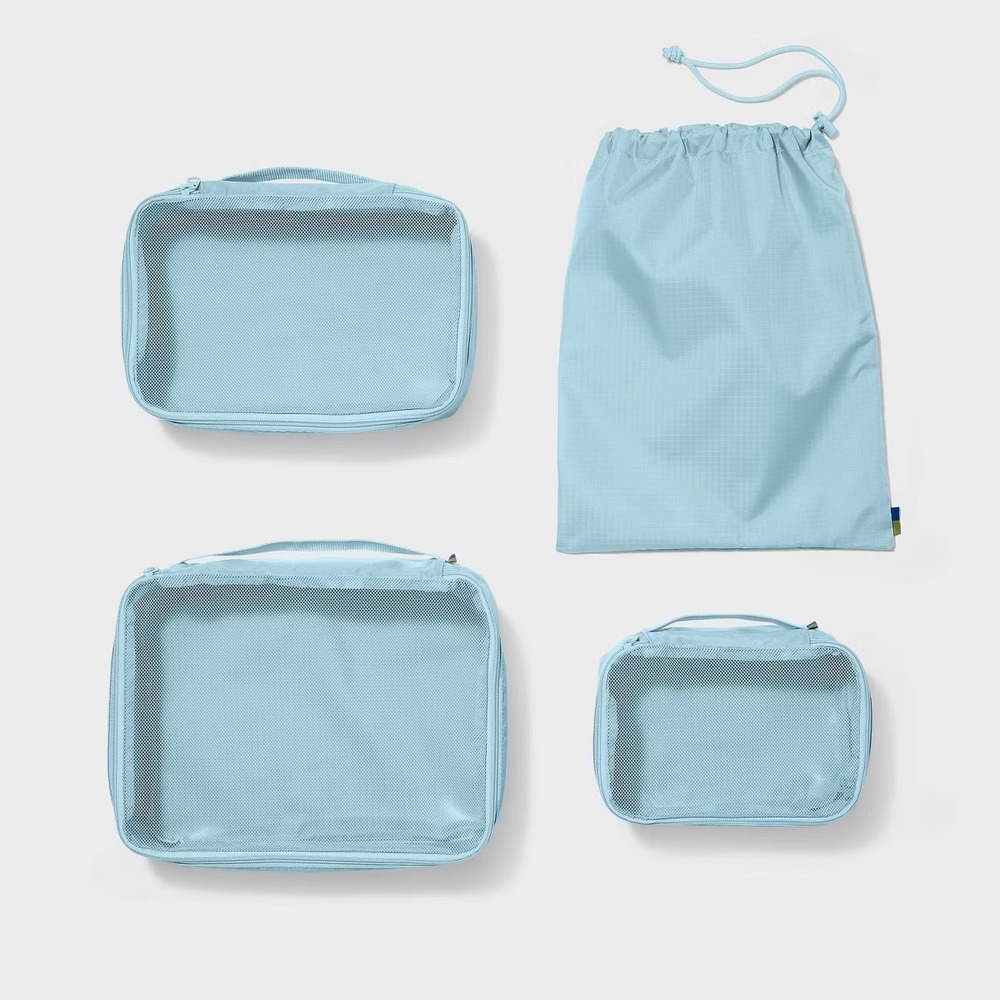 4pc Packing Cube Set - Open Story™ Muddy Aqua